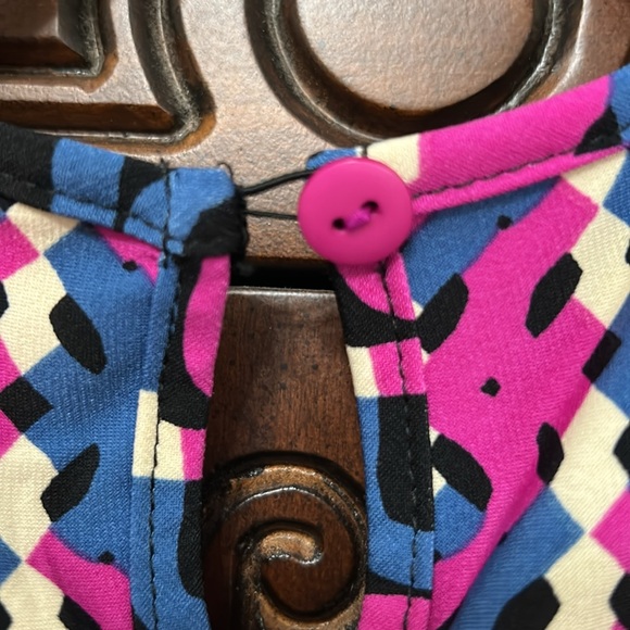 Colorful Geometric Pattern Dress/Tunic - Picture 6 of 7